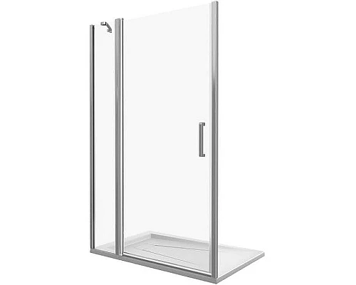 Купить Душевая дверь Good Door Fantasy 130 WTW-130-C-CH ФА00027 профиль Хром стекло прозрачное в магазине сантехники Santeh-Crystal.ru