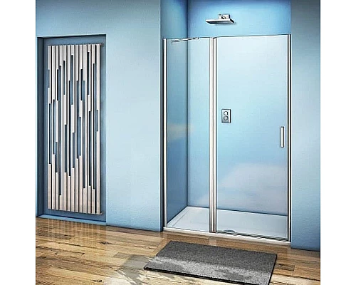 Купить Душевая дверь Good Door Fantasy 130 WTW-130-C-CH ФА00027 профиль Хром стекло прозрачное в магазине сантехники Santeh-Crystal.ru