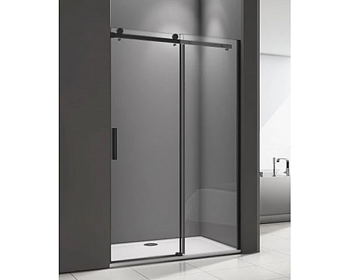 Заказать Душевая дверь в нишу Good Door Galaxy WTW-130-C-B 130 профиль Черный стекло прозрачное в магазине сантехники Santeh-Crystal.ru