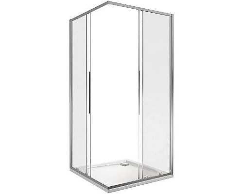 Заказать Душевой уголок Good Door Idea CR-100-C-CH 100х100 профиль Хром стекло прозрачное в магазине сантехники Santeh-Crystal.ru