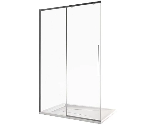 Приобрести Душевая дверь Good Door Idea 140 WTW-140-C-B профиль Черный стекло прозрачное в магазине сантехники Santeh-Crystal.ru