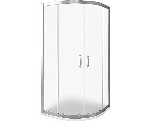 Заказать Душевой уголок Good Door Infinity R-80-G-CH 80x80 профиль Хром стекло Грейп в магазине сантехники Santeh-Crystal.ru