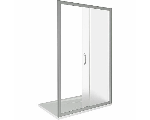 Приобрести Душевая дверь Good Door Infinity WTW-140-G-CH 140 профиль Хром стекло Грейп в магазине сантехники Santeh-Crystal.ru