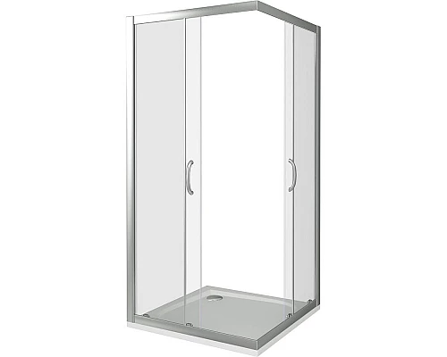 Купить Душевой уголок Good Door Infinity CR-80-C-CH 80х80 профиль Хром стекло прозрачное в магазине сантехники Santeh-Crystal.ru