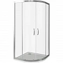 Душевой уголок Good Door Infinity R-100-С-CH 100x100 профиль Хром стекло прозрачное Душевой уголок Good Door Infinity R-100-С-CH 100x100 профиль Хром стекло прозрачное