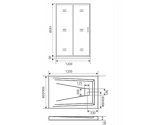 Приобрести Душевая дверь Good Door Infinity WTW-120-C-CH 120 профиль Хром стекло прозрачное в магазине сантехники Santeh-Crystal.ru