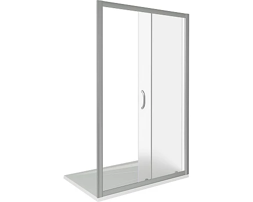 Заказать Душевая дверь в нишу Good Door Infinity WTW-130-C-CH 130 профиль Хром стекло прозрачное в магазине сантехники Santeh-Crystal.ru