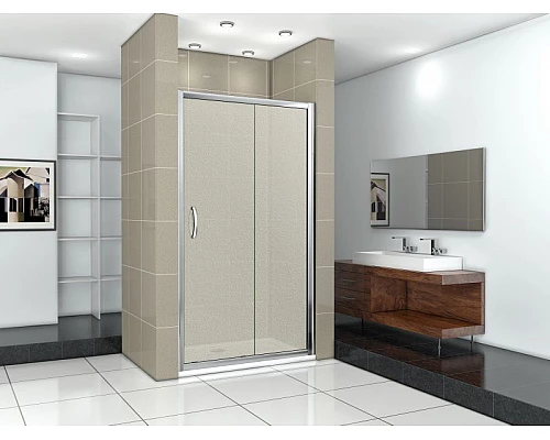 Заказать Душевая дверь в нишу Good Door Infinity WTW-130-C-CH 130 профиль Хром стекло прозрачное в магазине сантехники Santeh-Crystal.ru