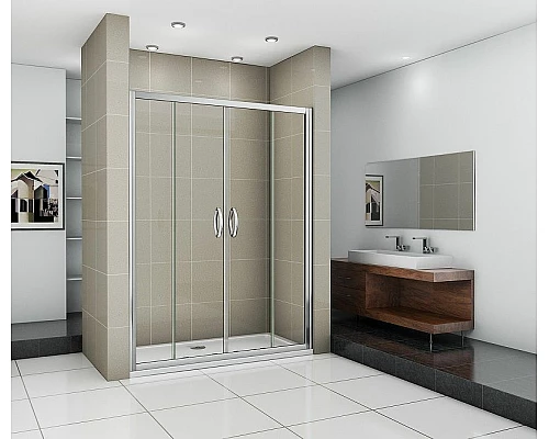 Приобрести Душевая дверь Good Door Infinity WTW-TD-150-C-CH 150 профиль Хром стекло прозрачное в магазине сантехники Santeh-Crystal.ru