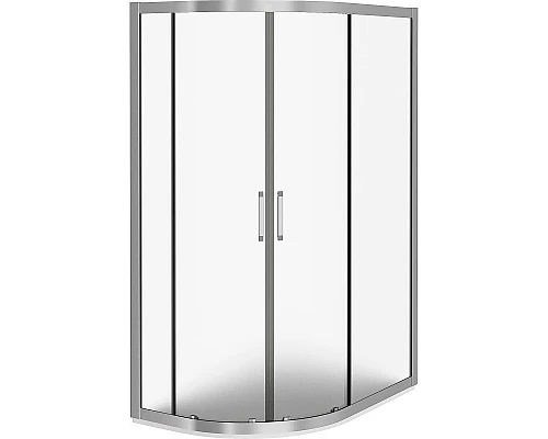Купить Душевой уголок Good Door Latte R-120-G-WE 120x80 профиль Белый стекло Grape в магазине сантехники Santeh-Crystal.ru