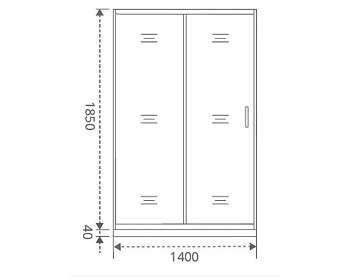 Приобрести Душевая дверь Good Door Latte WTW-140-C-WE 140 профиль Белый стекло прозрачное в магазине сантехники Santeh-Crystal.ru