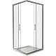 Приобрести Душевой уголок Good Door Latte CR-90-C-WE 90x90 профиль Белый стекло прозрачное в магазине сантехники Santeh-Crystal.ru