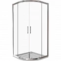 Душевой уголок Good Door Latte R-80-C-WE 80x80 профиль Белый стекло прозрачное Душевой уголок Good Door Latte R-80-C-WE 80x80 профиль Белый стекло прозрачное