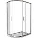 Приобрести Душевой уголок Good Door Latte R-120-C-WE 120x80 профиль Белый стекло прозрачное в магазине сантехники Santeh-Crystal.ru