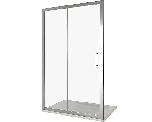 Заказать Душевая дверь Good Door Latte WTW-110-C-WE 110 профиль Белый стекло прозрачное в магазине сантехники Santeh-Crystal.ru