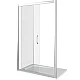 Заказать Душевая дверь Good Door Latte WTW-110-C-WE 110 профиль Белый стекло прозрачное в магазине сантехники Santeh-Crystal.ru