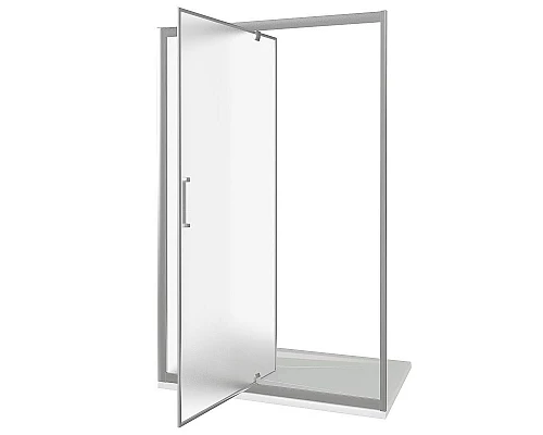 Купить Душевая дверь Good Door Orion WTW-PD-130-G-CH 130 профиль Хром стекло Grape в магазине сантехники Santeh-Crystal.ru