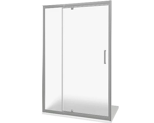 Купить Душевая дверь Good Door Orion WTW-PD-140-G-CH 140 профиль Хром стекло Grape в магазине сантехники Santeh-Crystal.ru