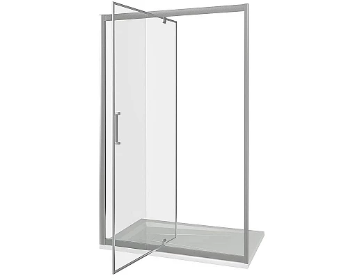 Купить Душевая дверь Good Door Orion WTW-PD-100-C-CH 100 профиль Хром стекло прозрачное в магазине сантехники Santeh-Crystal.ru