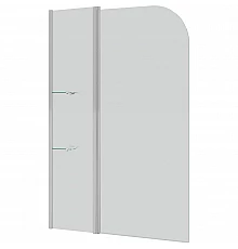 Шторка на ванну Grossman 110 GR-101/1 профиль Хром стекло прозрачное