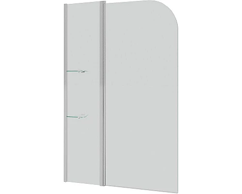 Купить Шторка на ванну Grossman 110 GR-101/1 профиль Хром стекло прозрачное в магазине сантехники Santeh-Crystal.ru