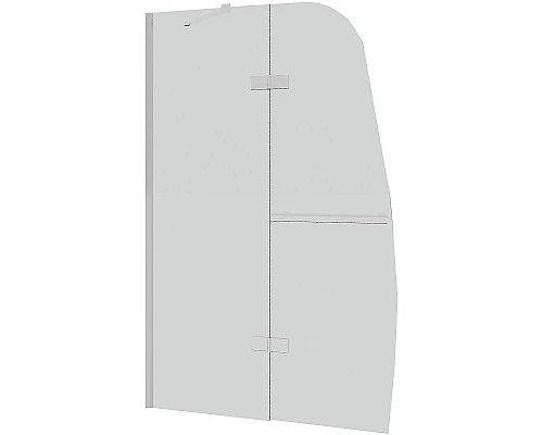 Купить Шторка на ванну Grossman 100 GR-102/1 профиль Хром стекло прозрачное в магазине сантехники Santeh-Crystal.ru