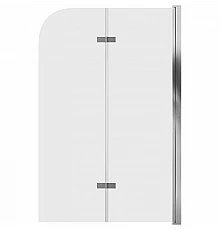 Шторка на ванну Grossman 100x150 GR-106100 профиль Хром стекло прозрачное