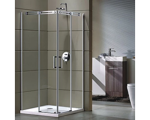 Заказать Душевой уголок Grossman GR-3090 190х90 профиль Хром стекло прозрачное в магазине сантехники Santeh-Crystal.ru