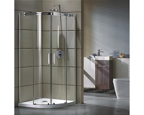 Приобрести Душевой уголок Grossman GR-4090 190x90 профиль Хром стекло прозрачное в магазине сантехники Santeh-Crystal.ru