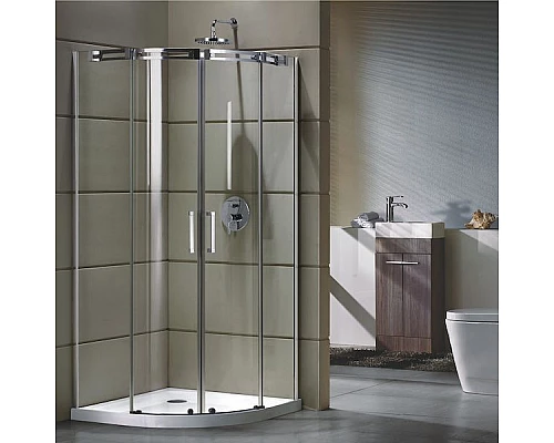 Приобрести Душевой уголок Grossman GR-4100 190x100 профиль Хром стекло прозрачное в магазине сантехники Santeh-Crystal.ru