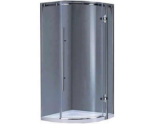 Купить Душевой уголок Grossman GR-5090 190x90 профиль Хром стекло прозрачное в магазине сантехники Santeh-Crystal.ru