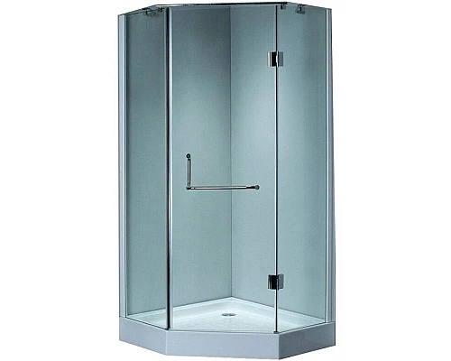 Заказать Душевой уголок Grossman GR-8090 185х90 профиль Белый/Хром стекло прозрачное в магазине сантехники Santeh-Crystal.ru