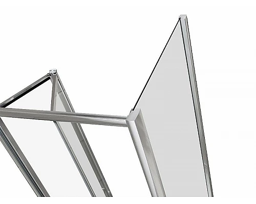 Купить Душевой уголок Grossman Alba 80х80 GR-8080Al2 профиль Хром стекло прозрачное в магазине сантехники Santeh-Crystal.ru