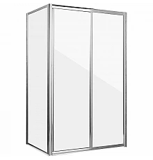 Душевой уголок Grossman Alba 100х80 GR-1080Al профиль Хром стекло прозрачное