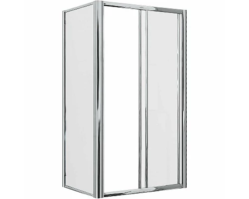 Приобрести Душевой уголок Grossman Alba 100х80 GR-1080Al профиль Хром стекло прозрачное в магазине сантехники Santeh-Crystal.ru