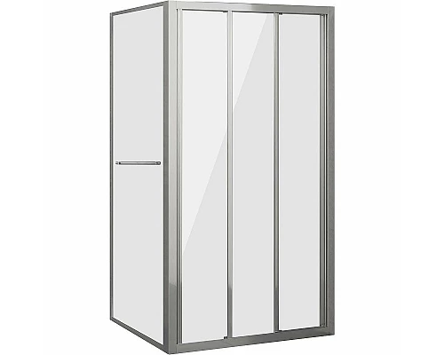 Заказать Душевой уголок Grossman Alba 90х90 GR-9090Al1 профиль Хром стекло прозрачное в магазине сантехники Santeh-Crystal.ru