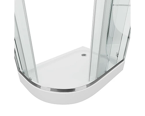 Заказать Душевой уголок Grossman Classic 120х80 R GR-9120R профиль Хром стекло прозрачное в магазине сантехники Santeh-Crystal.ru