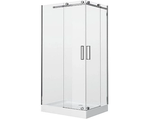 Заказать Душевой уголок Grossman Cosmo 120х90 L GR-1120L профиль Хром стекло прозрачное в магазине сантехники Santeh-Crystal.ru