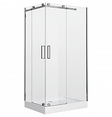 Душевой уголок Grossman Cosmo 110x90 R GR-1110R профиль Хром стекло прозрачное