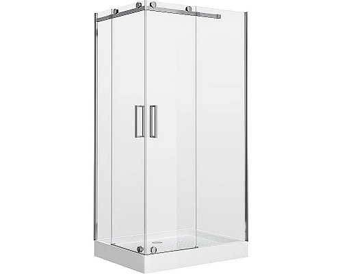 Заказать Душевой уголок Grossman Cosmo 120х90 R GR-1120R профиль Хром стекло прозрачное в магазине сантехники Santeh-Crystal.ru