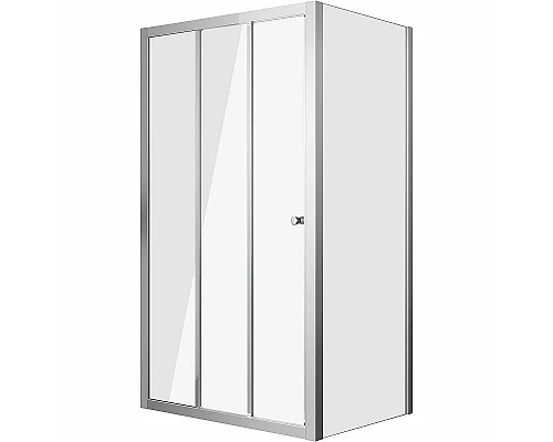 Купить Душевой уголок Grossman Falcon 110х80 GR-D110-P80Fa профиль Хром стекло прозрачное в магазине сантехники Santeh-Crystal.ru