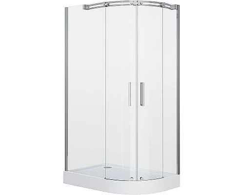 Заказать Душевой уголок Grossman Galaxy 110x80 L GR-4110L профиль Хром стекло прозрачное в магазине сантехники Santeh-Crystal.ru