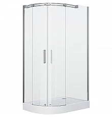 Душевой уголок Grossman Galaxy 110x80 R GR-4110R профиль Хром стекло прозрачное