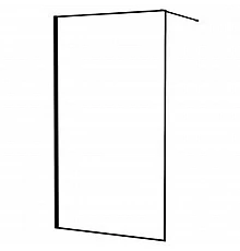 Душевая перегородка Iddis Slide 120 SLI8BS2i23 профиль Черный стекло прозрачное