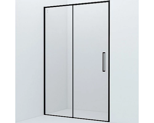 Купить Душевая дверь Iddis Slide 132 SLI6BS3i69 профиль Черный стекло прозрачное в магазине сантехники Santeh-Crystal.ru