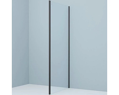 Заказать Душевая стенка Iddis Slide 90 SLI6BS9i23 профиль Черный матовый стекло прозрачное в магазине сантехники Santeh-Crystal.ru