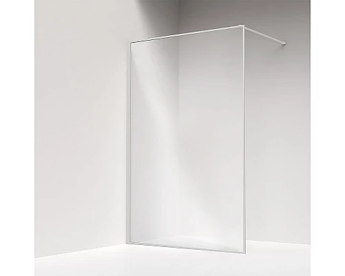Заказать Душевая перегородка Iddis Slide 100 SLI8WS0i23 профиль Белый матовый стекло прозрачное в магазине сантехники Santeh-Crystal.ru