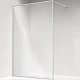 Купить Душевая перегородка Iddis Slide 120 SLI8WS2i23 профиль Белый матовый стекло прозрачное в магазине сантехники Santeh-Crystal.ru