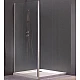 Купить Душевая стенка Koller Pool Aqua Line 90 S90G профиль Хром стекло рифленое в магазине сантехники Santeh-Crystal.ru