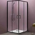 Душевой уголок Kolpa San Eco Quat TKK 90x90 515280 профиль Черный стекло прозрачное